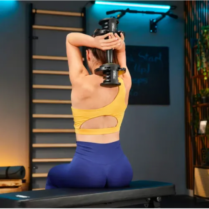 Гантель розбірний регульований Trex Sport 2-11,5кг чорний