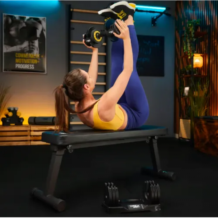 Гантель розбірний регульований Trex Sport 2-11,5кг чорний