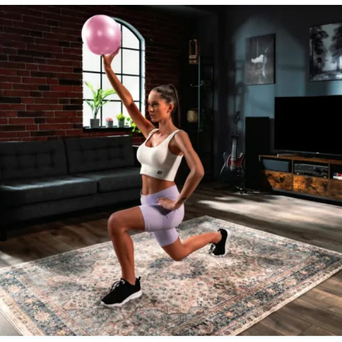 Фитбол Hop-Sport 25см розовый