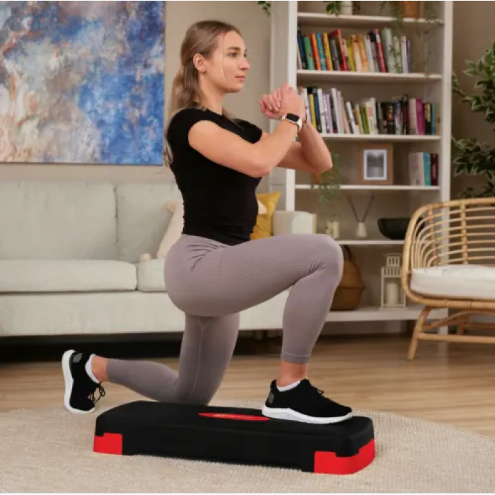 Степ платформа Hop-Sport HS-PP033AS чорно-червоний
