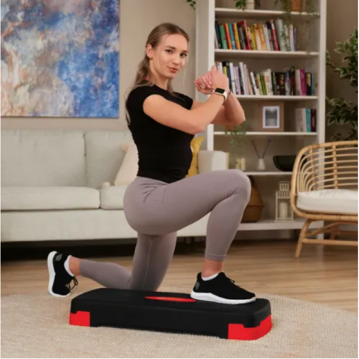 Степ платформа Hop-Sport HS-PP033AS чорно-червоний