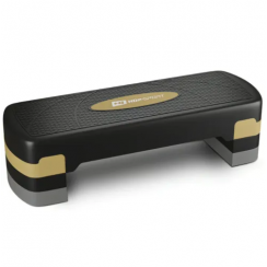 Степ платформа Hop-Sport HS-PP033AS черно-золотая
