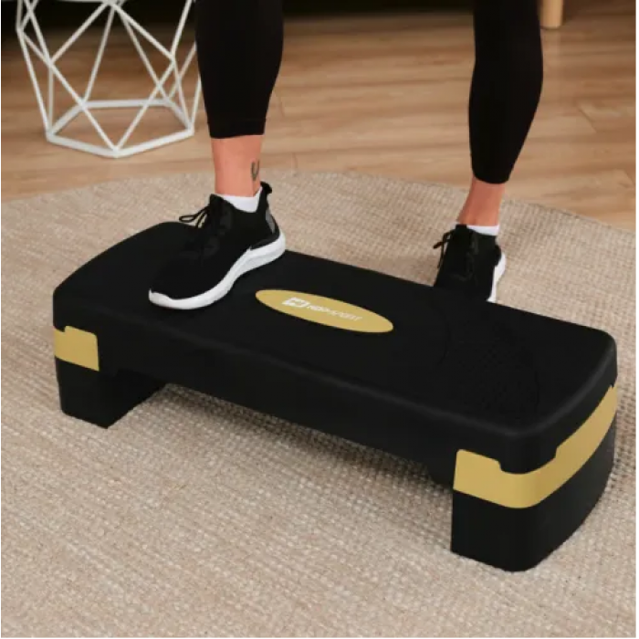 Степ платформа Hop-Sport HS-PP033AS чорно-золотий