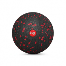 Массажный мяч EPP 80 мм Hop-Sport HS-S008MBR черно-красный