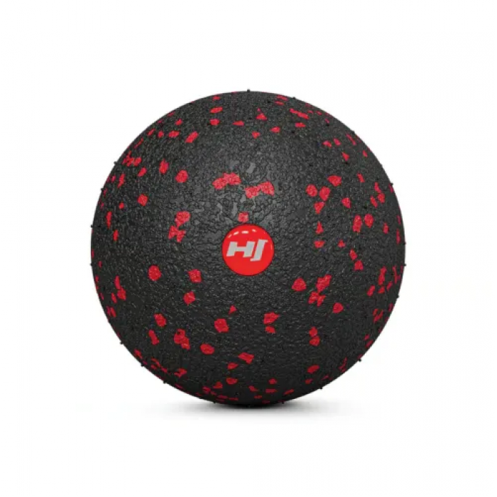 Масажний м'яч EPP 80 мм Hop-Sport HS-S008MBR чорно-червоний