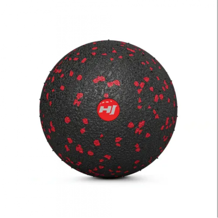 Масажний м'яч EPP 80 мм Hop-Sport HS-S008MBR чорно-червоний