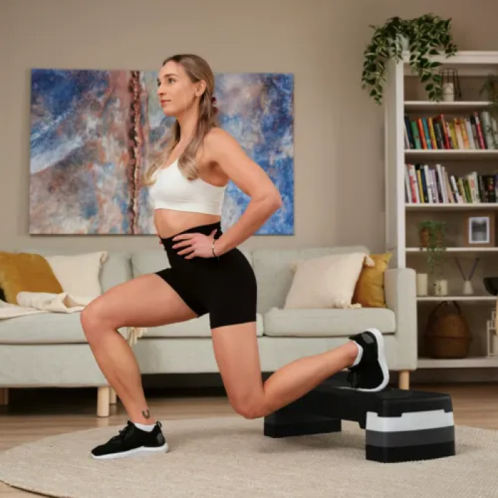 Степ платформа Hop-Sport HS-PP033AS чорно-білий