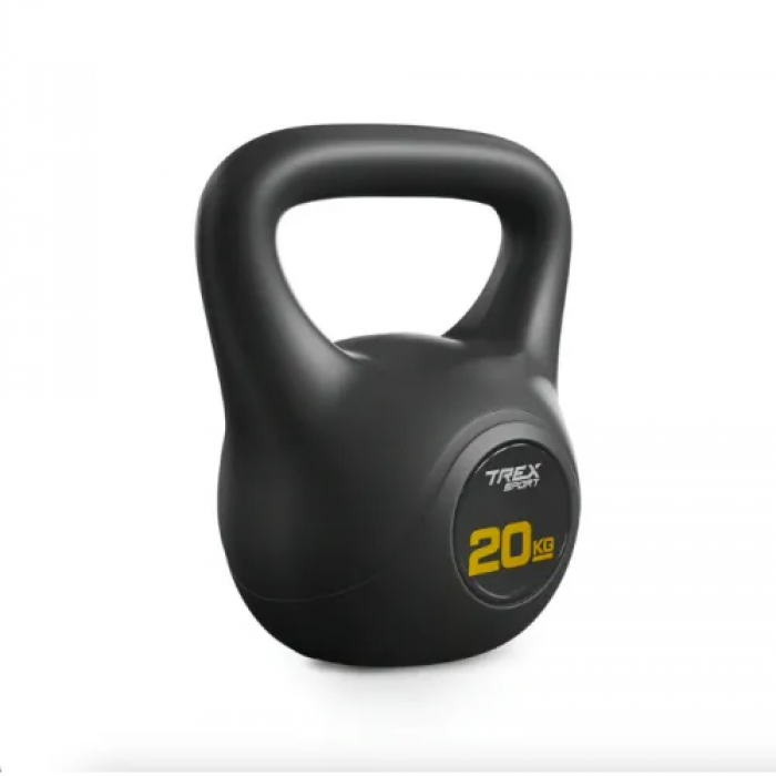 Гиря виниловая 20кг Trex Sport TX-020CKB черный