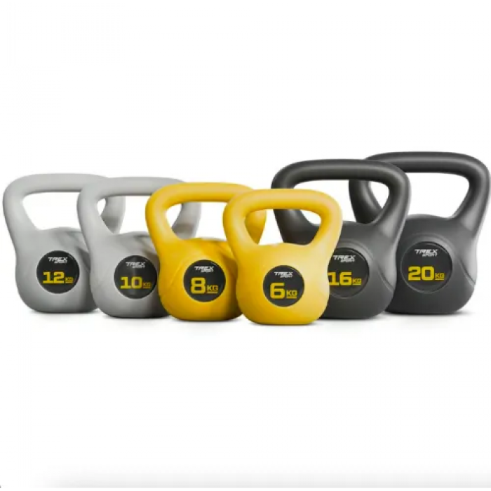 Гиря виниловая 20кг Trex Sport TX-020CKB черный