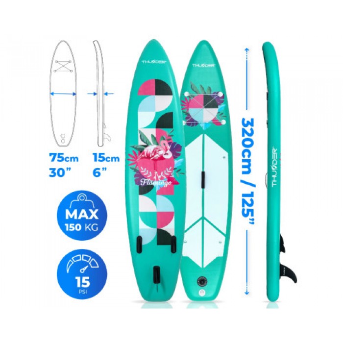 Надувна SUP дошка (Сап борд) THUNDER FLAMI 320