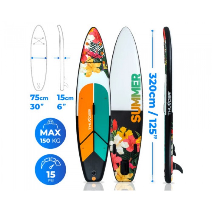 Надувна SUP дошка (Сап борд) THUNDER NOX 320
