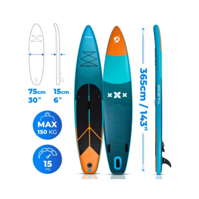 Надувна SUP дошка (Сап борд) THUNDER STORME 365