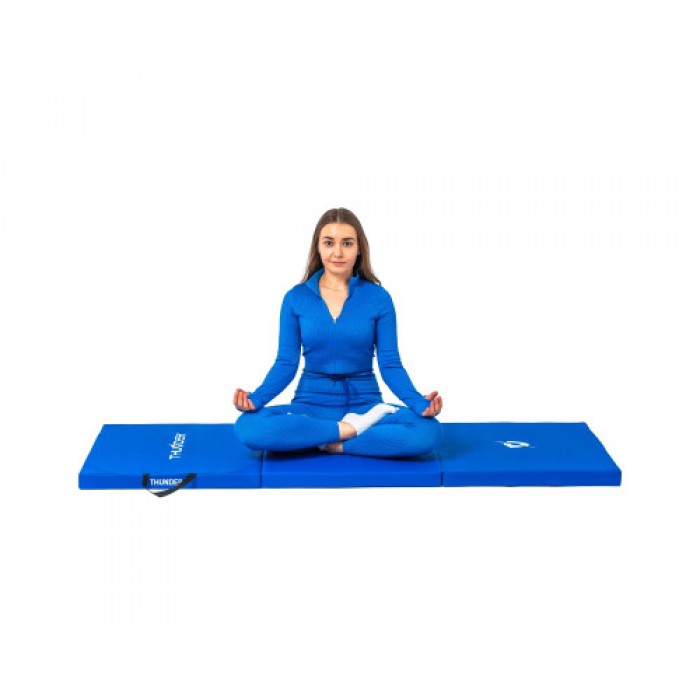 Матрац гімнастичний THUNDER MG-01, 180 х 60 х 4 см, синій
