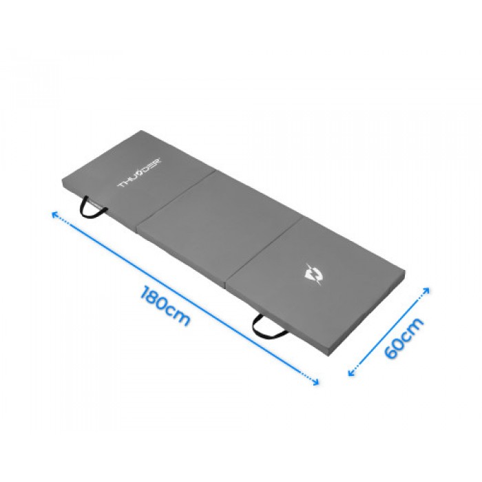 Матрац гімнастичний THUNDER MG-02, 180 х 60 х 5 см, сірий