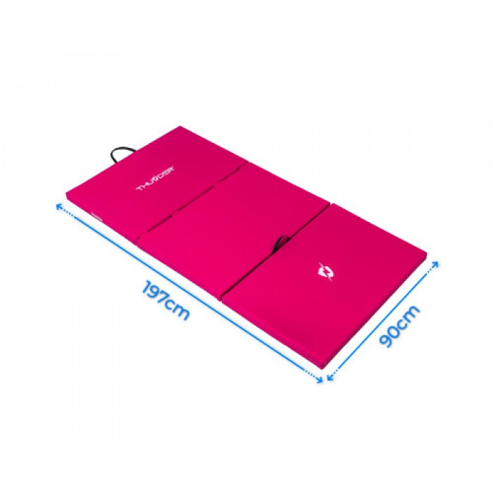 Матрас гимнастический THUNDER MG-03, 197 х 90 х 5 см, розовый