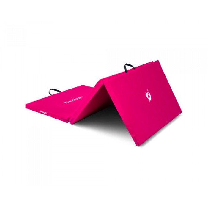 Матрас гимнастический THUNDER MG-03, 197 х 90 х 5 см, розовый