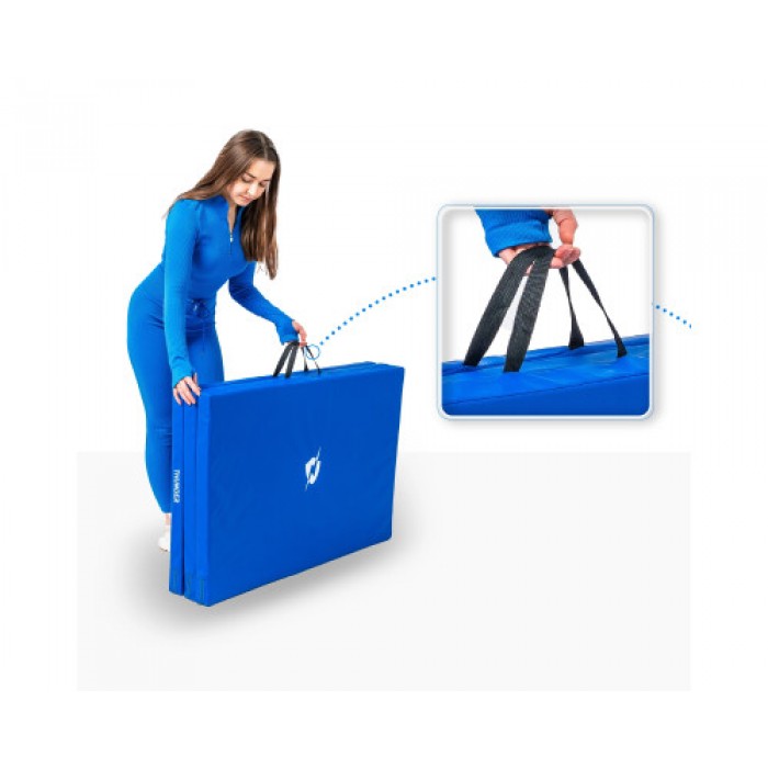 Матрац гімнастичний THUNDER MG-03, 197 х 90 х 5 см, синій