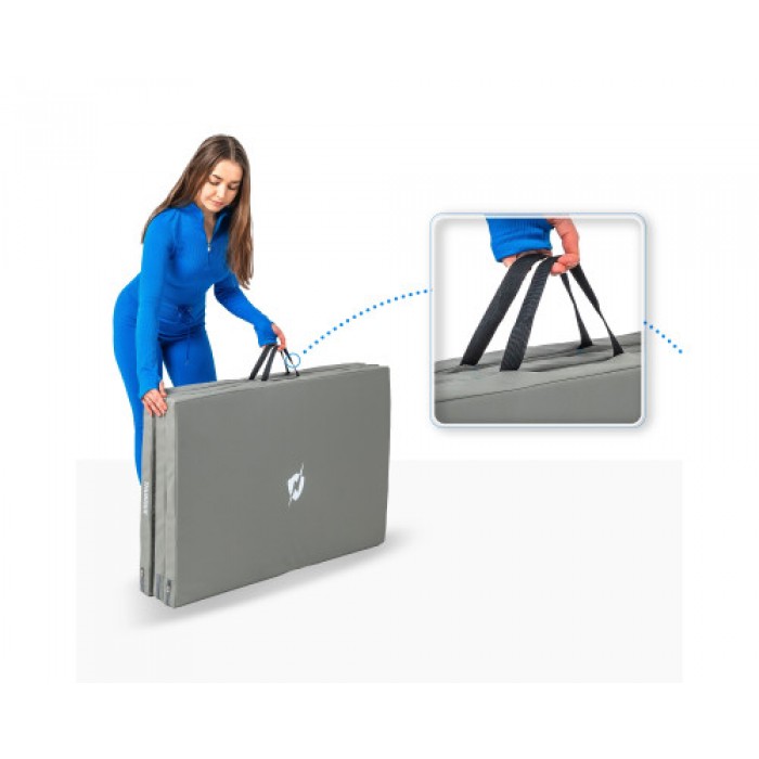 Матрац гімнастичний THUNDER MG-03, 197 х 90 х 5 см, сірий