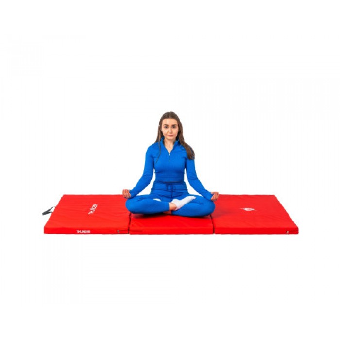 Матрац гімнастичний THUNDER MG-03, 197 х 90 х 5 см, червоний