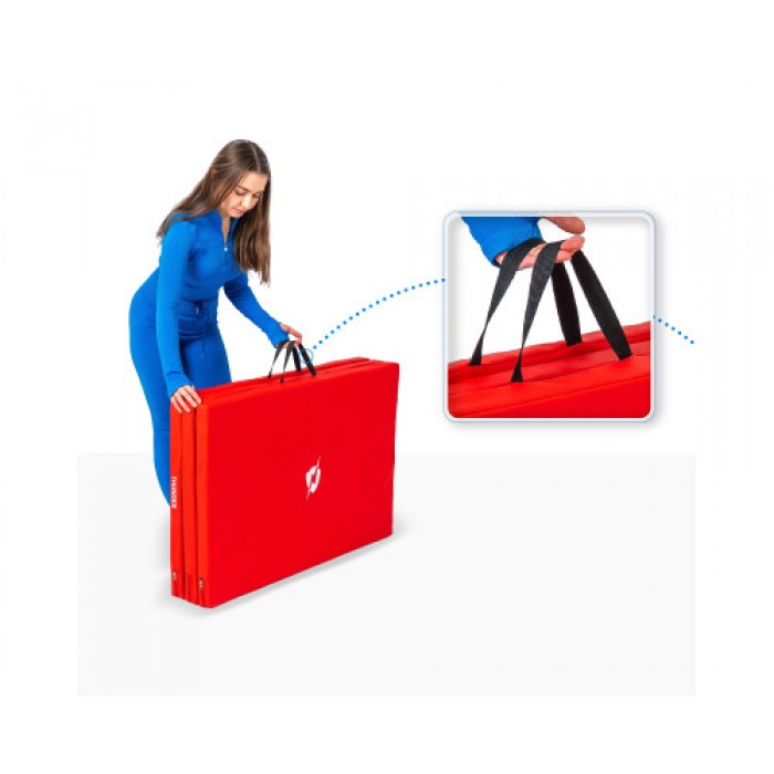 Матрац гімнастичний THUNDER MG-03, 197 х 90 х 5 см, червоний