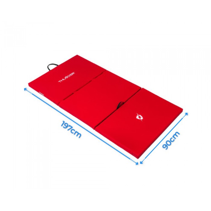 Матрац гімнастичний THUNDER MG-03, 197 х 90 х 5 см, червоний