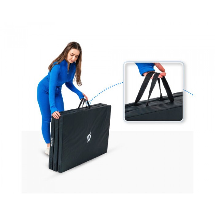 Матрац гімнастичний THUNDER MG-03, 197 х 90 х 5 см, чорний