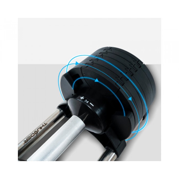 Гантель регульована THUNDER GYM-01 2-24 кг