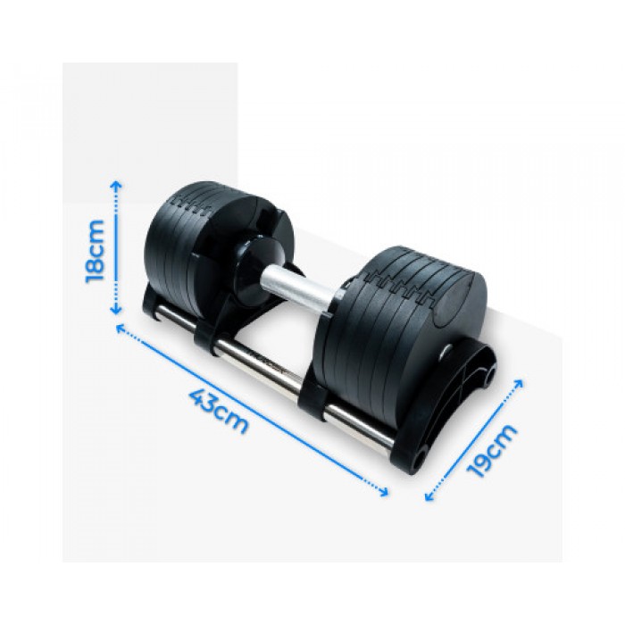 Гантель регульована THUNDER GYM-01 2-24 кг