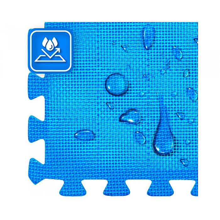 Мат-пазл THUNDER PZ-04 60 х 60 × 2 см 4шт голубовато-серый