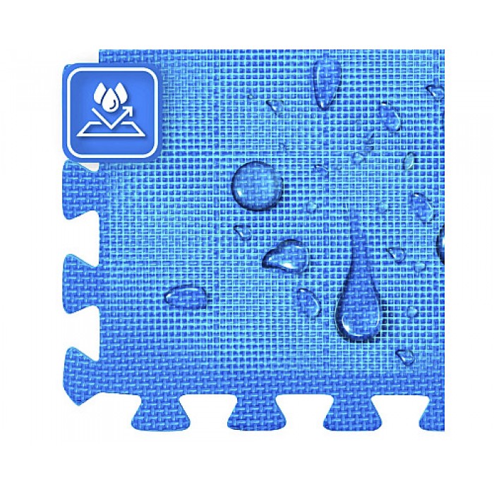 Мат-пазл THUNDER PZ-04 60 х 60 × 2 см 4шт голубовато-серый