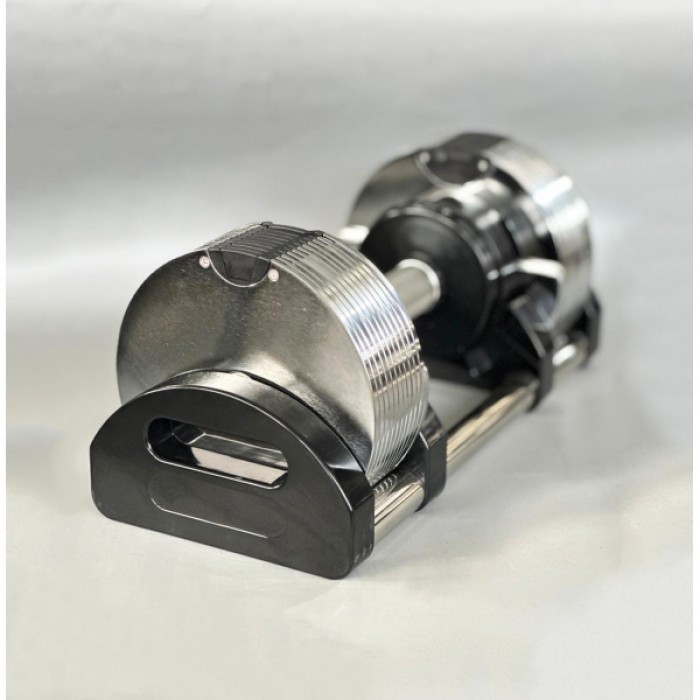 Гантель с регулируемым весом 3-24 кг Generation Fitness GF3-24kg (хром)