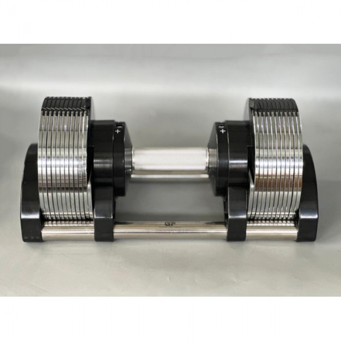 Гантели с регулируемым весом 3-24 кг Generation Fitness GF3-24kg (хром) - пара