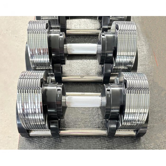 Гантели с регулируемым весом 3-24 кг Generation Fitness GF3-24kg (хром) - пара