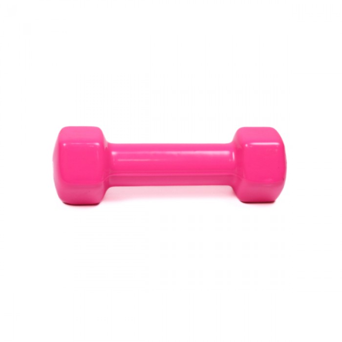 Гантель для фитнеса 1 кг 1шт с виниловым покрытием Generation Fitness FF51D3A-1kg (розовый)