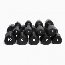 Гантельный ряд 1-10 кг Generation Fitness FF51D6C-1-10kg с уретановым покрытием