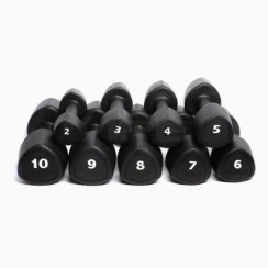 Гантельный ряд 1-10 кг Generation Fitness FF51D6C-1-10kg с уретановым покрытием