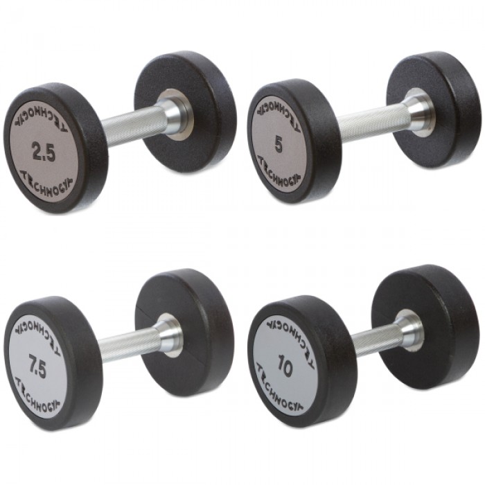 Гантельний ряд Technogym TG-2.5-10 кг 4 пари (заг.вага 50 кг)