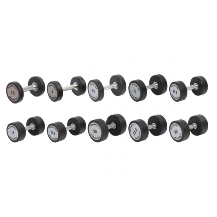 Гантельний ряд Technogym TG-2.5-25 кг 10 пар (заг. вага 275 кг)