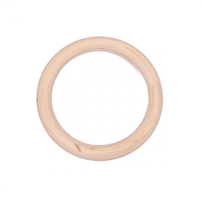 Кільця гімнастичні зі стропами (дерев'яні) Jaguar Wooden Gymnastic