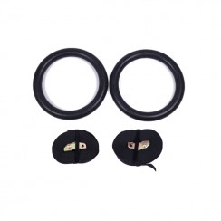 Кільця гімнастичні зі стропами (пластикові) Jaguar ABS Gymnastic