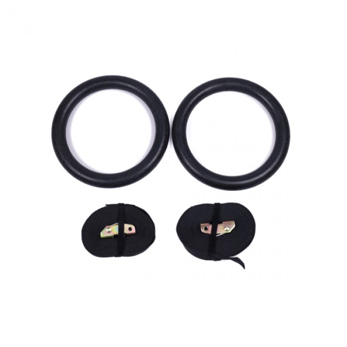 Кільця гімнастичні зі стропами (пластикові) Jaguar ABS Gymnastic