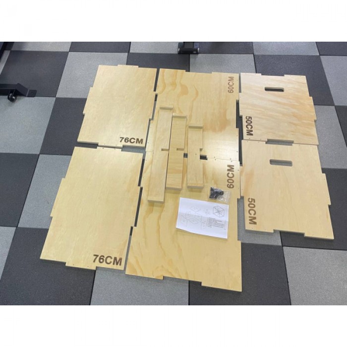 Плиометрический бокс (тумба для кроссфита) Generation Fitness FF32G2A 50*61*76см