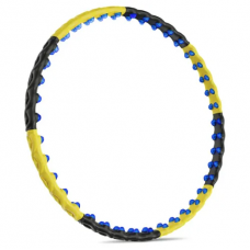 Хулахуп Hop-Sport HS-080HH із масажером 110см чорно-жовтий