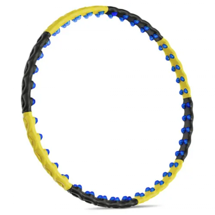 Хулахуп Hop-Sport HS-080HH із масажером 110см чорно-жовтий