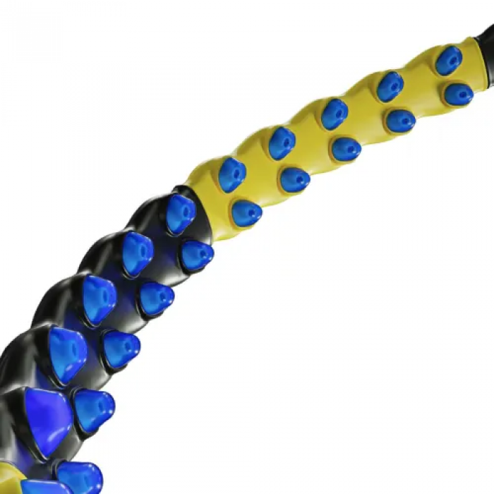 Хулахуп Hop-Sport HS-080HH із масажером 110см чорно-жовтий