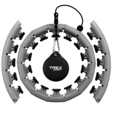 Хулахуп Trex Sport TX-010CHH масажний з обтяжувачем сірий