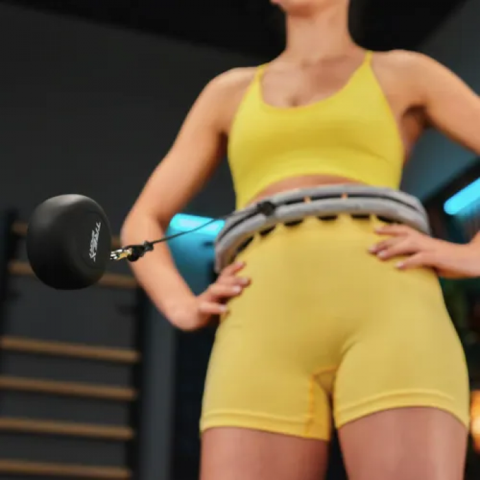 Хулахуп Trex Sport TX-010CHH масажний з обтяжувачем сірий