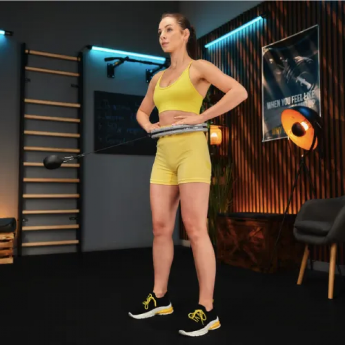 Хулахуп Trex Sport TX-010CHH масажний з обтяжувачем сірий