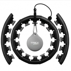 Хулахуп Trex Sport TX-010CHH масажний з обтяжувачем чорний