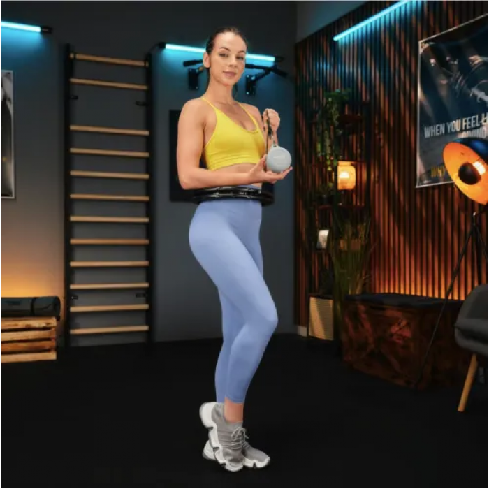 Хулахуп Trex Sport TX-010CHH масажний з обтяжувачем чорний